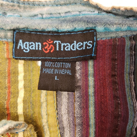AGAN TRADERS madras patch colorful top - Picture 6 of 11